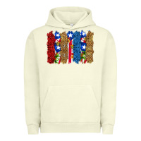 Pigment Pistachio puerto rico republic brushstrokes Urban Hoodie - RanaPortraitStore