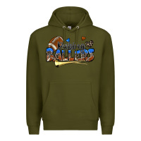 Army Green raising ballers football Premium Hoodie - Zillion Design Studio
