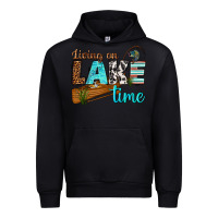 Black living on lake time Urban Hoodie - texasbilliewilder