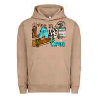Pigment Burro living on lake time Urban Hoodie - texasbilliewilder