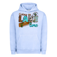 Pigment Grape Ice living on lake time Urban Hoodie - texasbilliewilder