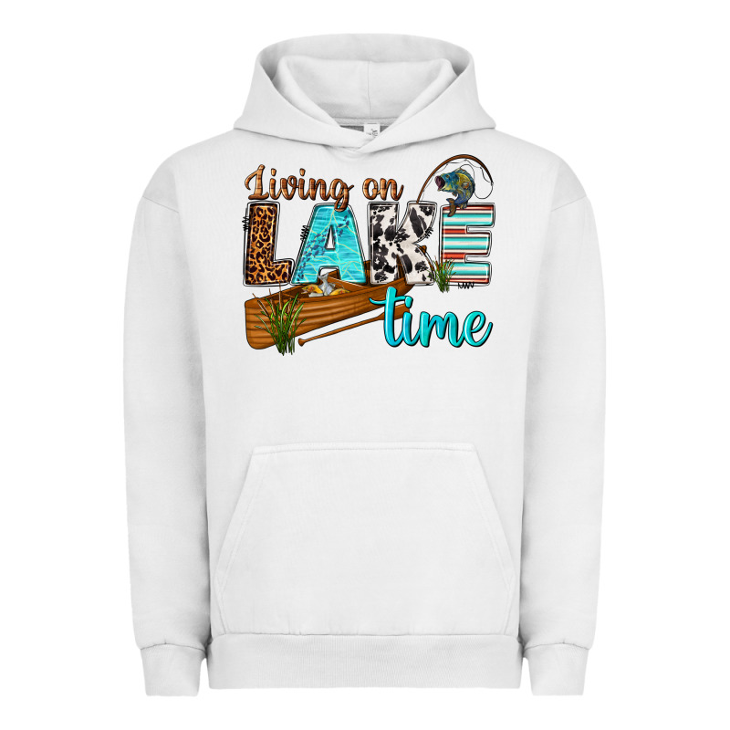 Living On Lake Time Urban Hoodie by texasbilliewilder | Teevron
