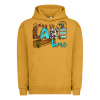 Pigment Peanut Butter living on lake time Urban Hoodie - texasbilliewilder