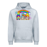 Heather Grey lgbt gnomes Urban Hoodie - Zillion Design Studio