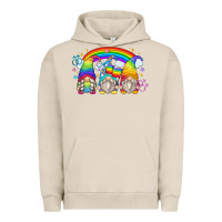 Pigment French Oak lgbt gnomes Urban Hoodie - Zillion Design Studio