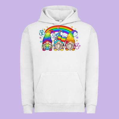 Lgbt Gnomes Urban Hoodie Designed By Zillion Design Studio