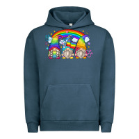 Pigment Midnight Navy lgbt gnomes Urban Hoodie - Zillion Design Studio