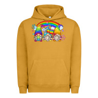 Pigment Peanut Butter lgbt gnomes Urban Hoodie - Zillion Design Studio