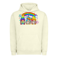 Pigment Pistachio lgbt gnomes Urban Hoodie - Zillion Design Studio