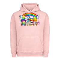 Pigment Salmon lgbt gnomes Urban Hoodie - Zillion Design Studio