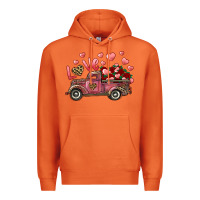 Carrot Love Truck With Roses And Leopard Premium Hoodie - RanaPortraitStore