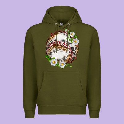 Baseball With Patterns Premium Hoodie Designed By Texasbilliewilder