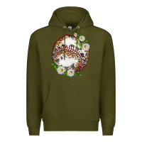 Army Green baseball with patterns Premium Hoodie - texasbilliewilder
