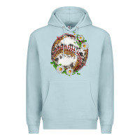 Blue Mist baseball with patterns Premium Hoodie - texasbilliewilder