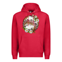Cardinal baseball with patterns Premium Hoodie - texasbilliewilder