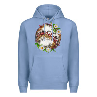 Colony Blue baseball with patterns Premium Hoodie - texasbilliewilder