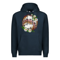 Navy baseball with patterns Premium Hoodie - texasbilliewilder