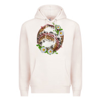 Pale Pink baseball with patterns Premium Hoodie - texasbilliewilder