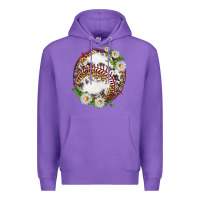 Purple baseball with patterns Premium Hoodie - texasbilliewilder