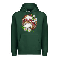 Sports Green baseball with patterns Premium Hoodie - texasbilliewilder