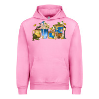 Fuchsia Pink louisiana coffee cups Urban Hoodie - texasbilliewilder