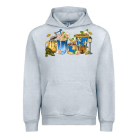 Heather Grey louisiana coffee cups Urban Hoodie - texasbilliewilder