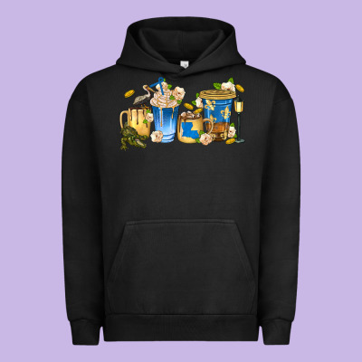Urban Hoodie louisiana coffee cups