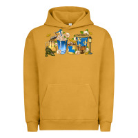 Pigment Peanut Butter louisiana coffee cups Urban Hoodie - texasbilliewilder