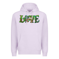 Lilac love with shamrock Premium Hoodie - RanaPortraitStore