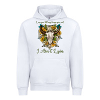 White love you till my lungs give out i aint lying Urban Hoodie - texasbilliewilder