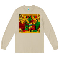 Mushroom juneteenth since 1865 tumbler Long Sleeve Tee - BarkalooDesign