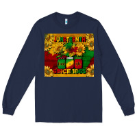 Navy juneteenth since 1865 tumbler Long Sleeve Tee - BarkalooDesign