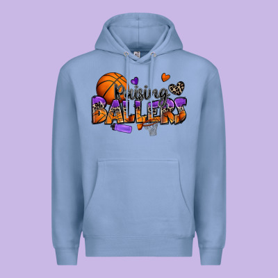 Raising Ballers Basketball Premium Hoodie Designed By Zillion Design Studio