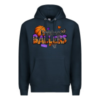 Navy raising ballers basketball Premium Hoodie - Zillion Design Studio