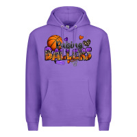 Purple raising ballers basketball Premium Hoodie - Zillion Design Studio