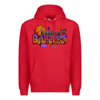 Red raising ballers basketball Premium Hoodie - Zillion Design Studio