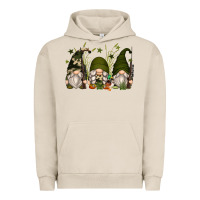 Pigment French Oak hunter gnomes Urban Hoodie - Zillion Design Studio