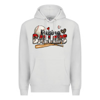 Dove Grey raising ballers baseball Premium Hoodie - Zillion Design Studio