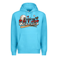Ocean Blue raising ballers baseball Premium Hoodie - Zillion Design Studio