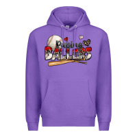Purple raising ballers baseball Premium Hoodie - Zillion Design Studio