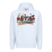 White raising ballers baseball Premium Hoodie - Zillion Design Studio