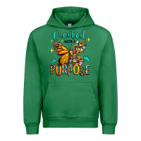 Emerald created with a purpose Urban Hoodie - RanaPortraitStore
