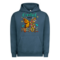 Pigment Midnight Navy created with a purpose Urban Hoodie - RanaPortraitStore