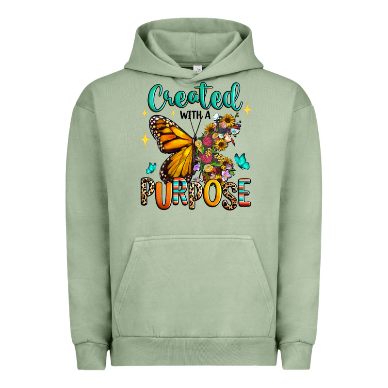 Created With A Purpose Urban Hoodie by RanaPortraitStore | Teevron