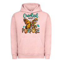 Pigment Salmon created with a purpose Urban Hoodie - RanaPortraitStore