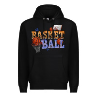 Black basketball Premium Hoodie - texasbilliewilder