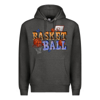 Charcoal Heather basketball Premium Hoodie - texasbilliewilder