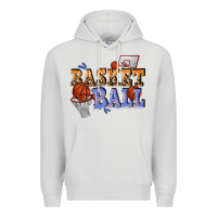 Dove Grey basketball Premium Hoodie - texasbilliewilder