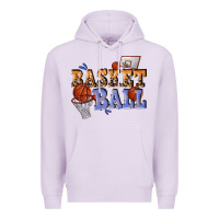 Lilac basketball Premium Hoodie - texasbilliewilder