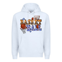 White basketball Premium Hoodie - texasbilliewilder
